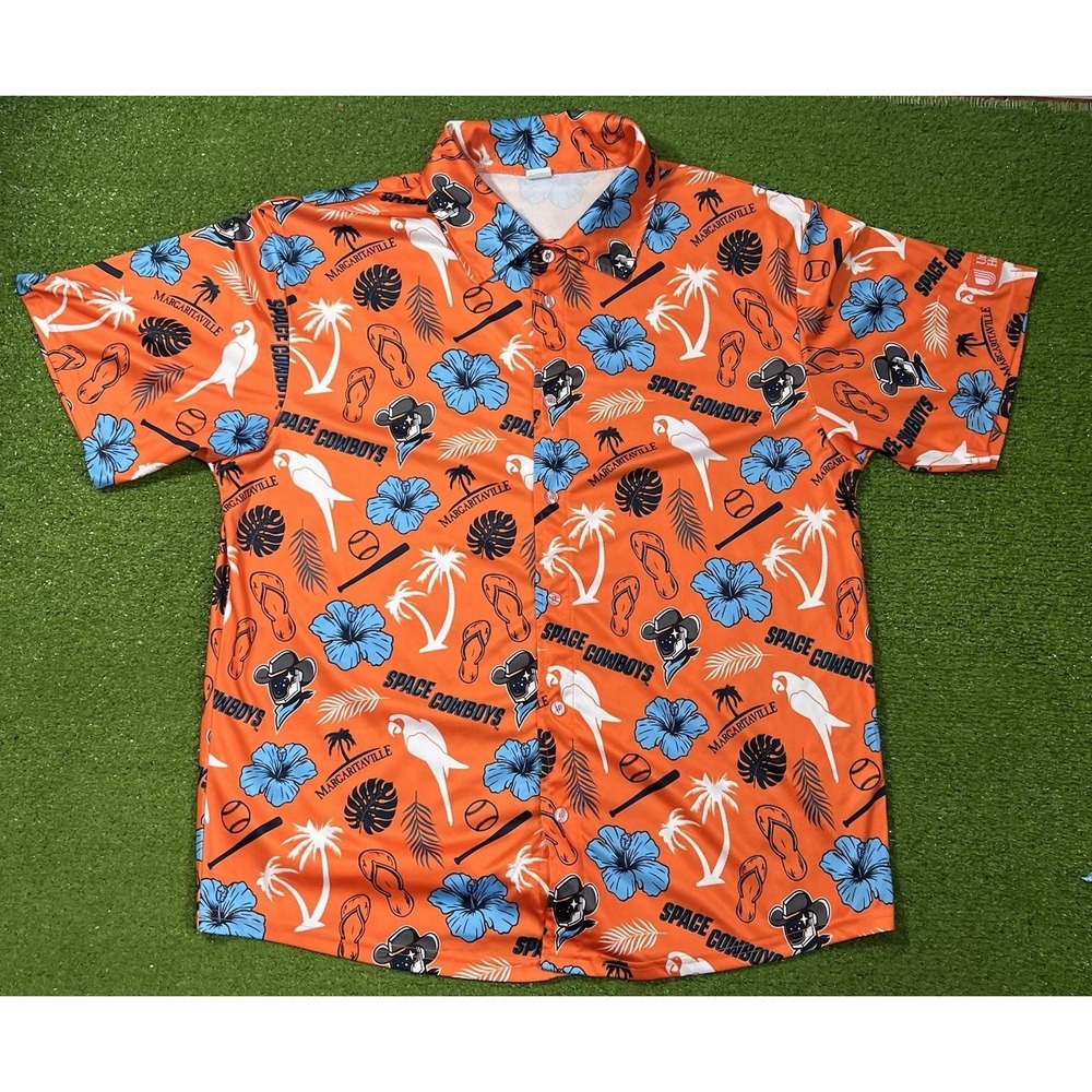 Sugarland Space Cowboys Shirt XL Hawaiian Button Up Houston Astros MiLB  SGA